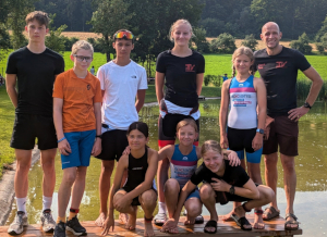 Der Triathlon Nachwuchs präsentierte sich in Velburg in toller Form