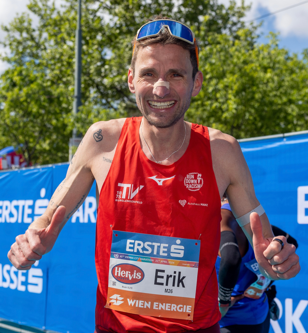 Erik Hille beim Dresdner 10
km Rennen